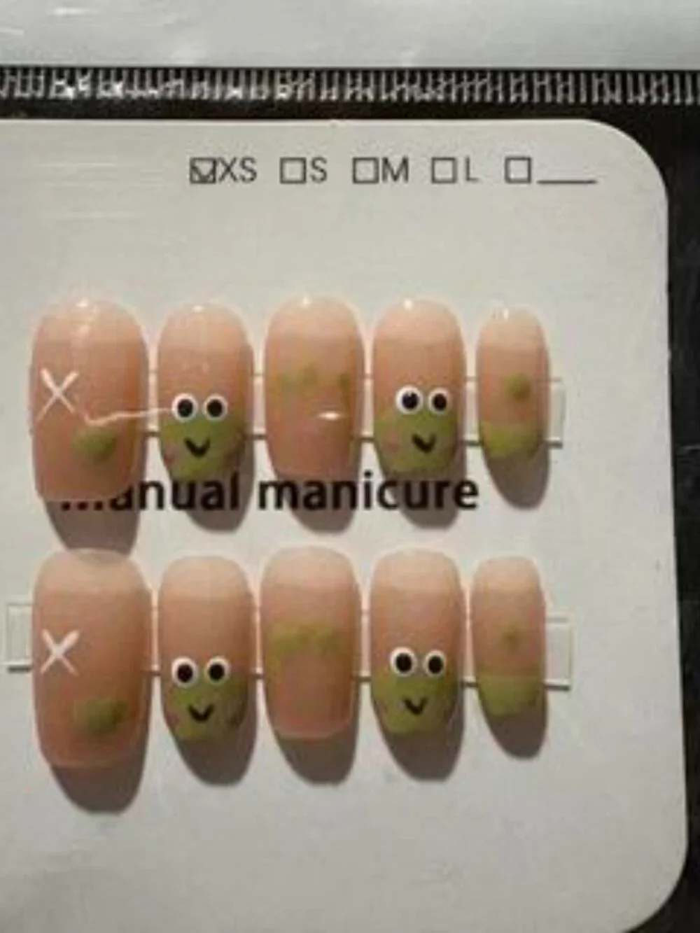 Lot of 8 Adult Size Press On Nails